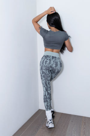 SEAMLESS RIBBED LEGGINGS