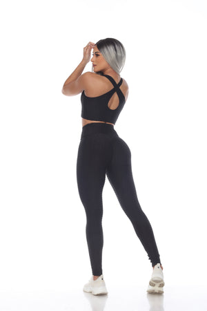 Bubbly High-Waist Legging