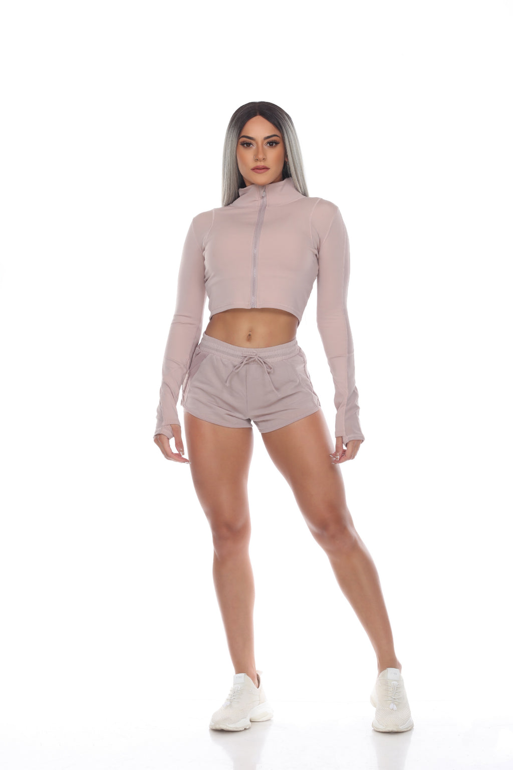 Active Crop Top Jacket