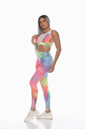 Leggings de cintura alta con burbujas