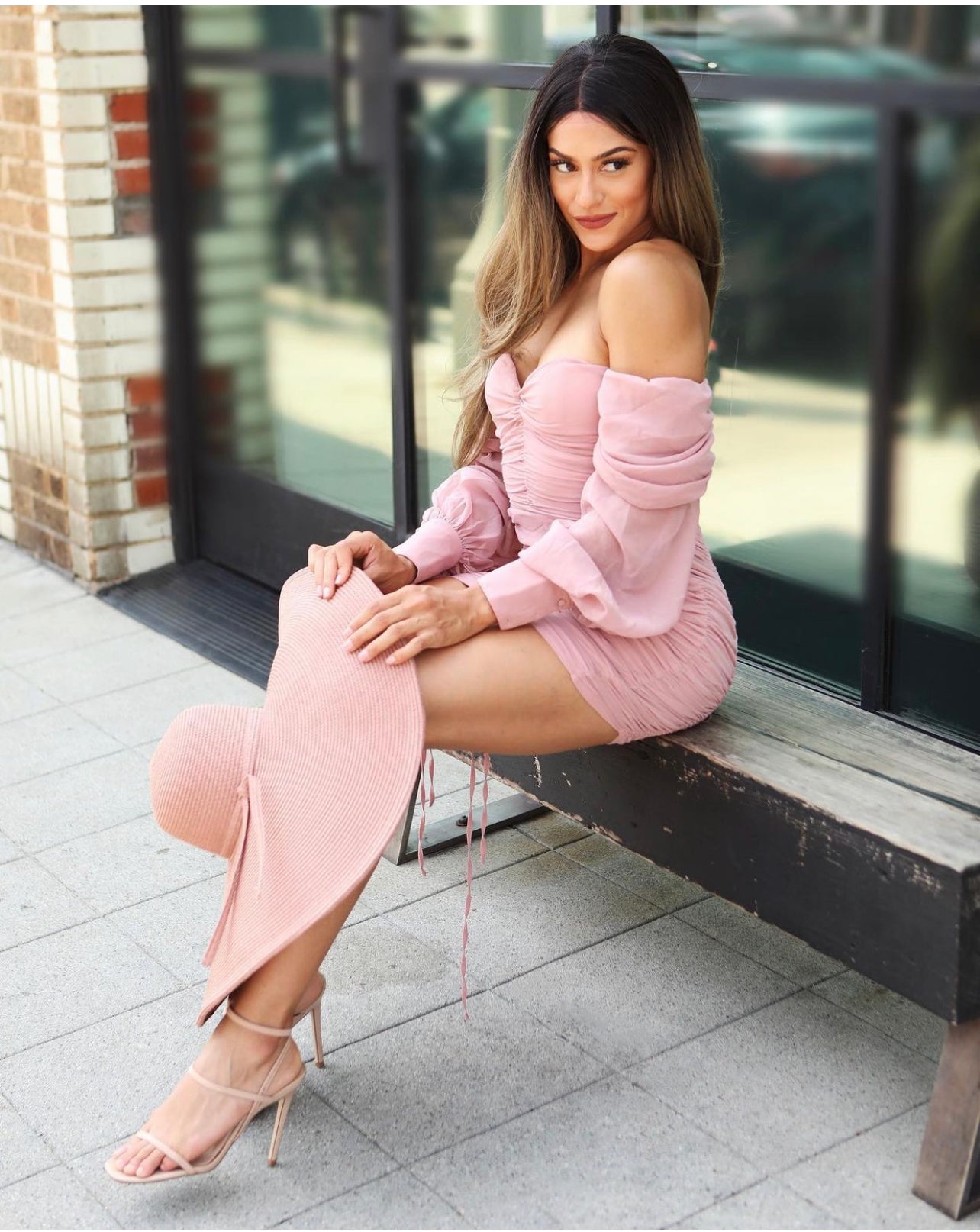 LADY IN PINK MINI DRESS