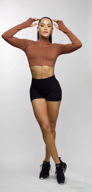 Chaqueta corta para gimnasio