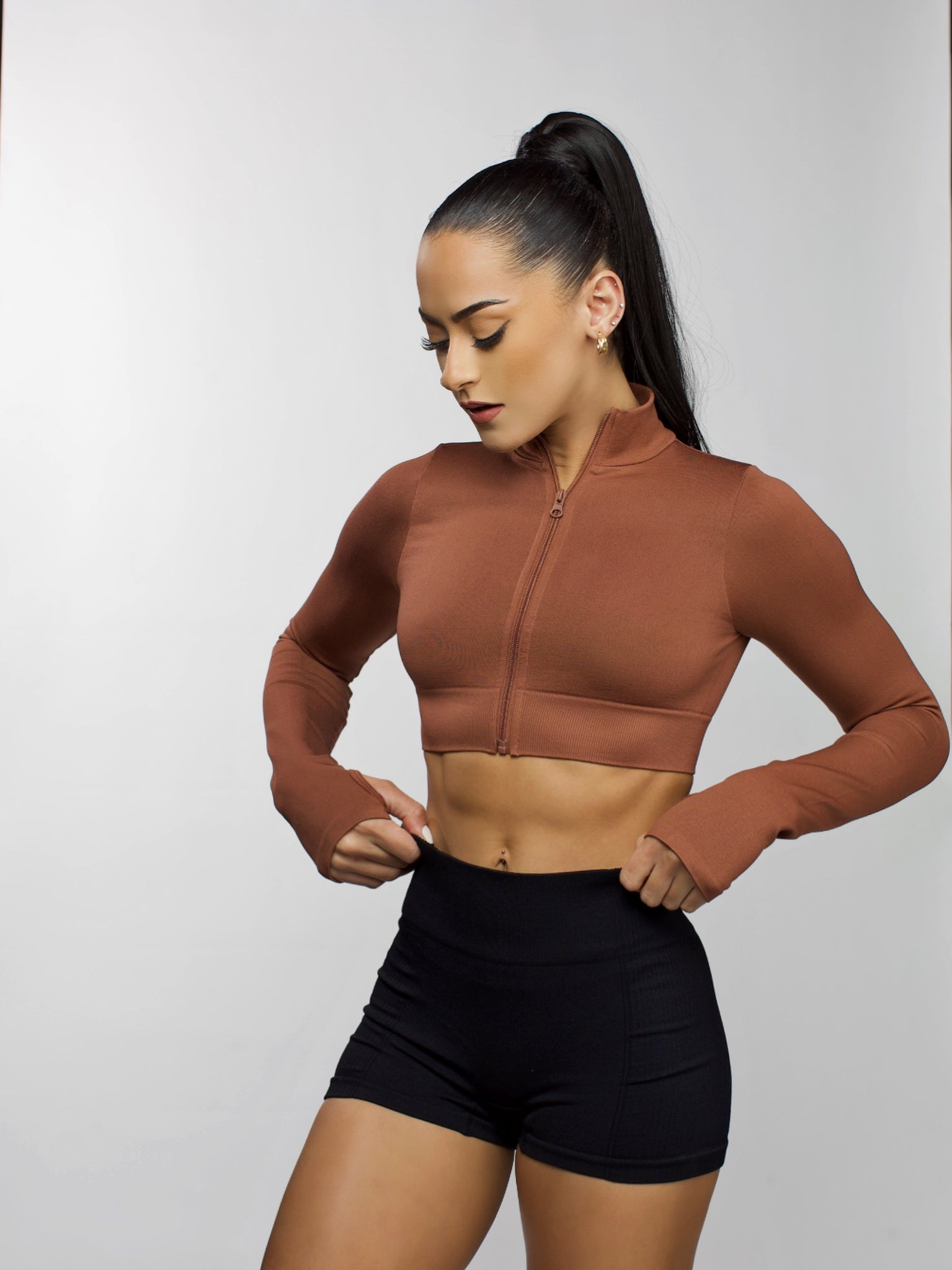 Chaqueta corta para gimnasio